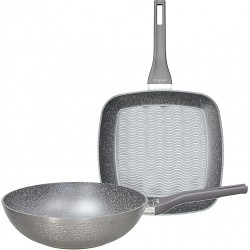 SET 2 PEZZI GRILL + WOK -...